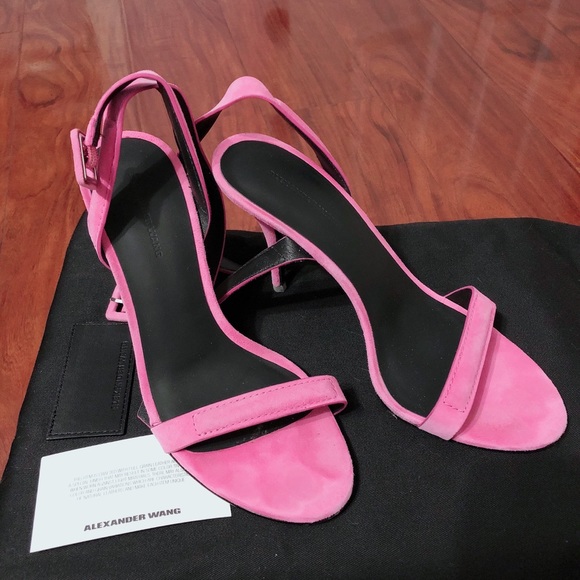 Alexander Wang Shoes - Alexander Wang Antonia Suede Naked Sandal